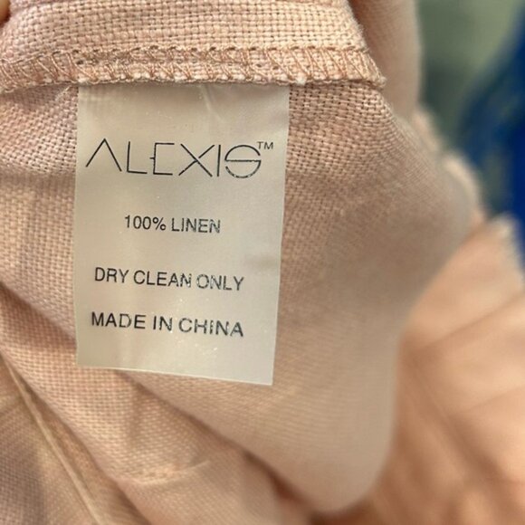 Alexis Jolan Linen Paperbag Shorts Blush Pink - Picture 8 of 8